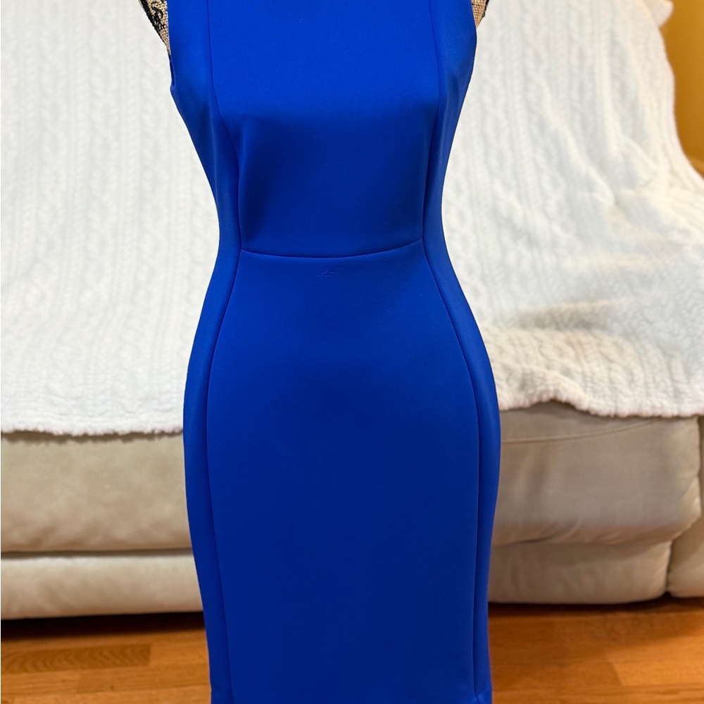 Calvin Klein Royal Blue Midi Dress